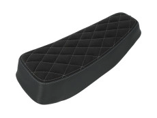 Sitze Buddyseat Tomos A3 / A35 Lang Custom schwarz mit weißen Rautenstickerei