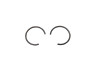 Piston wrist pin clip 12mm C-model Malossi (2 pieces) Piston wrist pin clip 12mm C-model Malossi (2 pieces)