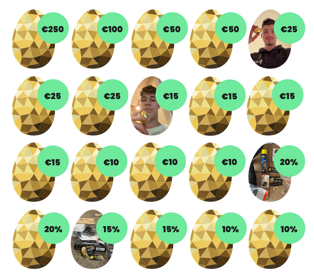 Finden das Goldene Ei 